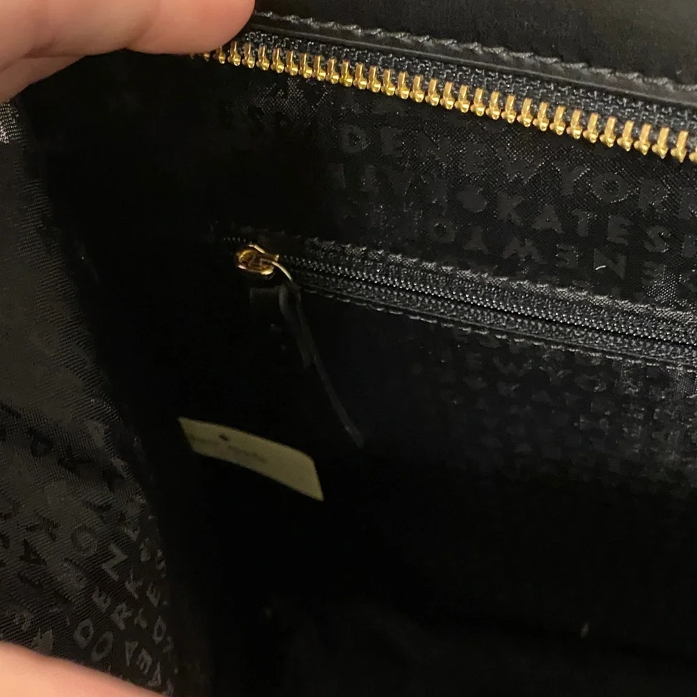 Kate Spade Black Leather Tote